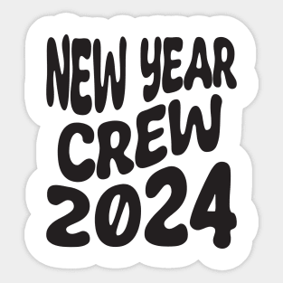 New Year crew Sticker